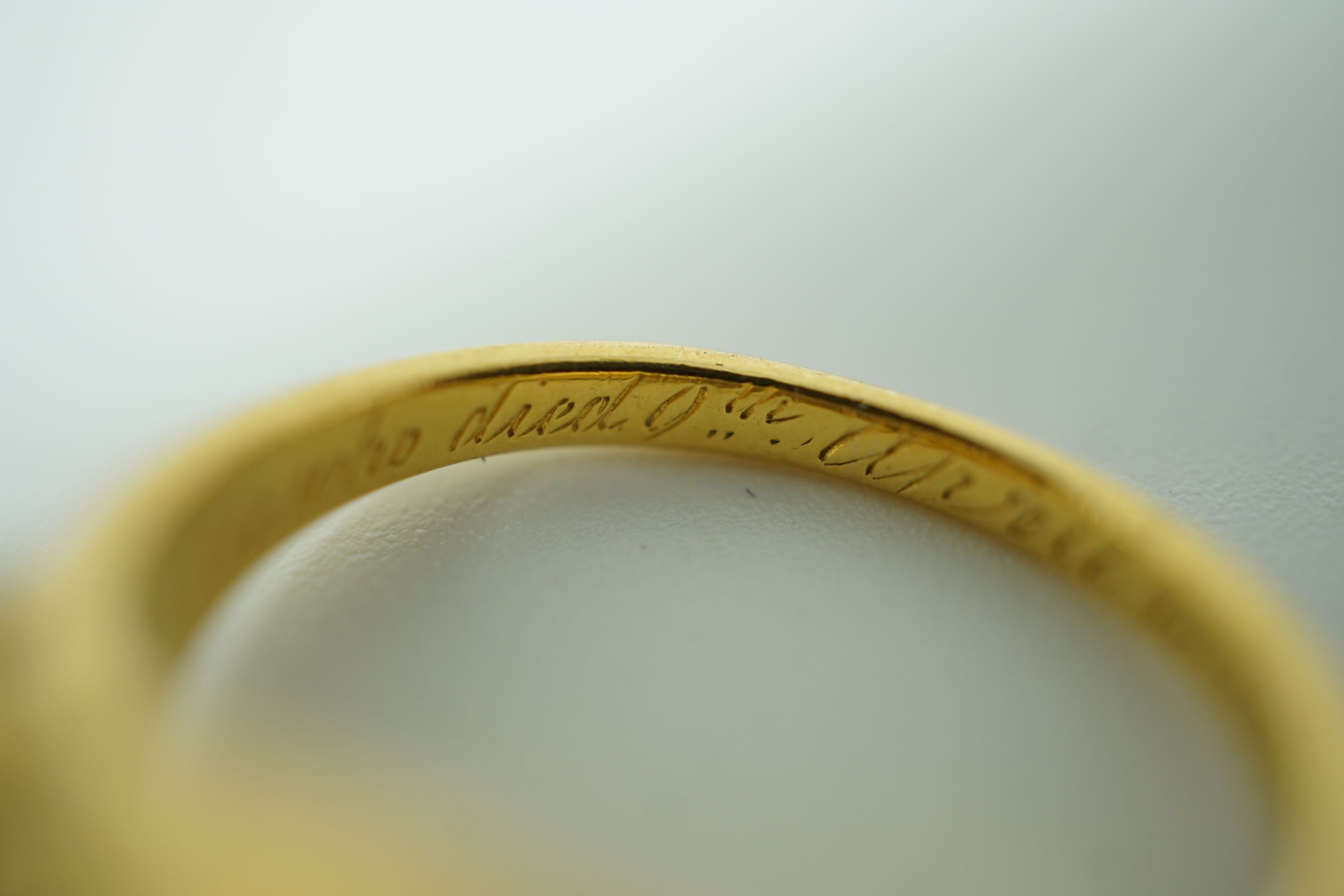 A William IV gold, split pearl and sardonyx set mourning ring